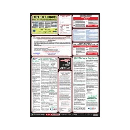 Accuform OSHA SAFETY POSTER COMBO STATE, PPG300NC PPG300NC